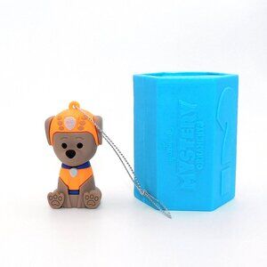 Hallmark Paw Patrol Zuma Mystery Ornament Shatterproof Christmas Orange NEW